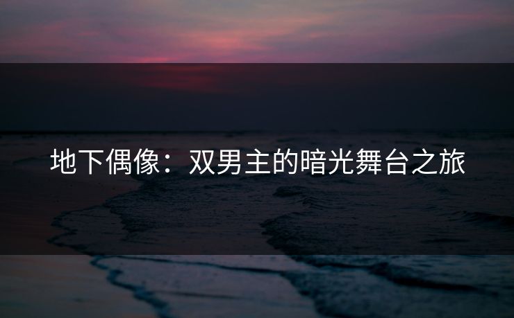 地下偶像：双男主的暗光舞台之旅